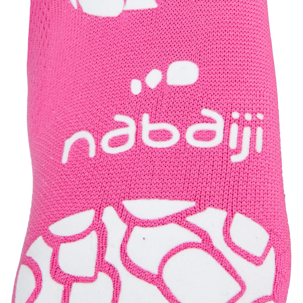 JUNIOR AQUASOCKS SWIMMING SOCKS - PINK