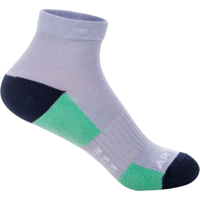 CHAUSSETTES DE SPORT MID JUNIOR RS800 GRIS LOT DE 3