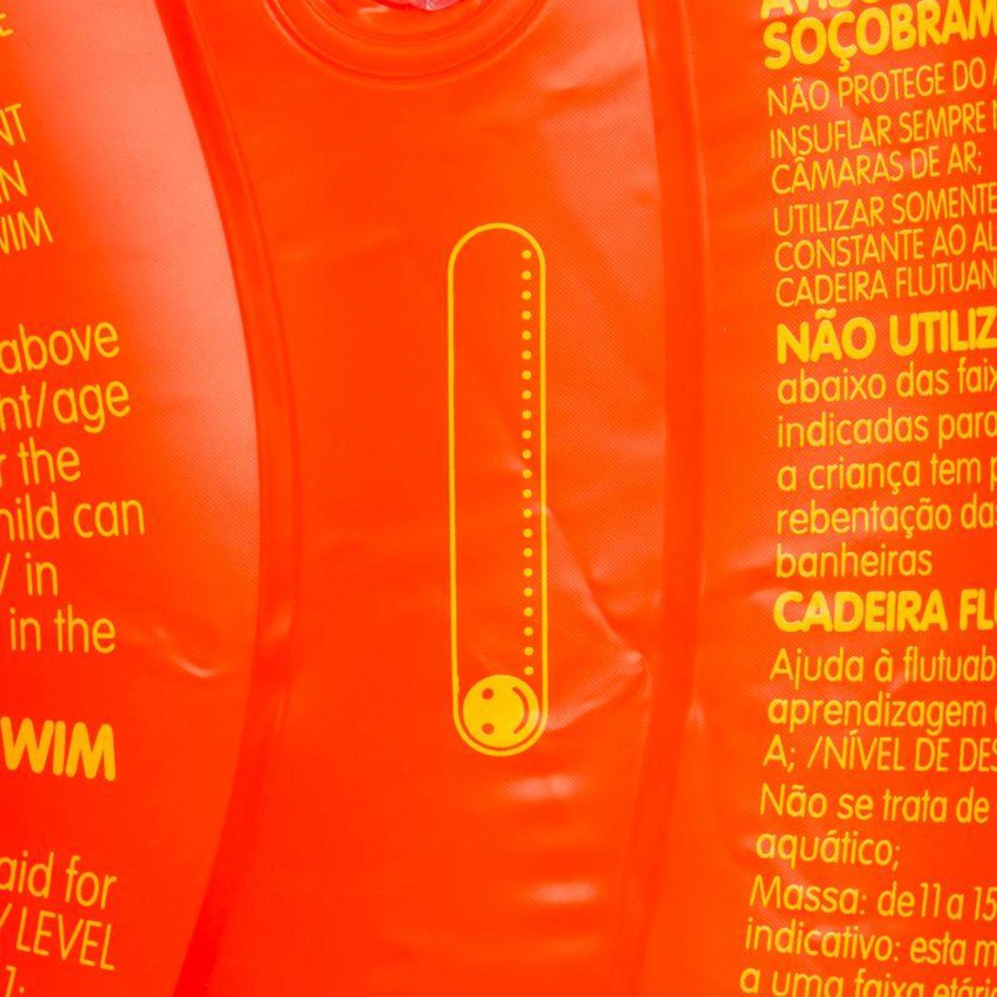 Inflatable Baby Seat Swim Ring, 11-15 Kg orange