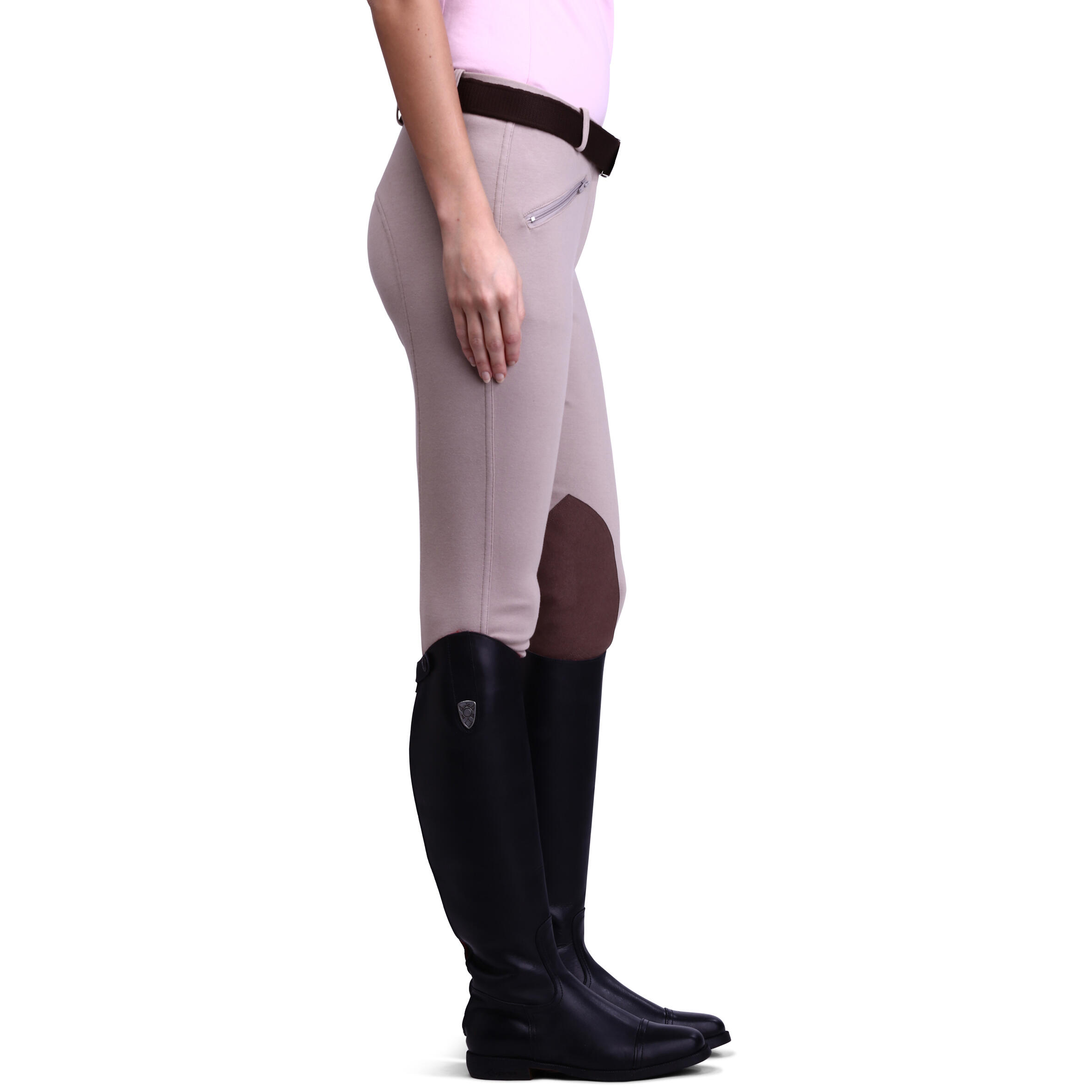 Victoria Women's Horse Riding Jodhpurs - Beige 4/16