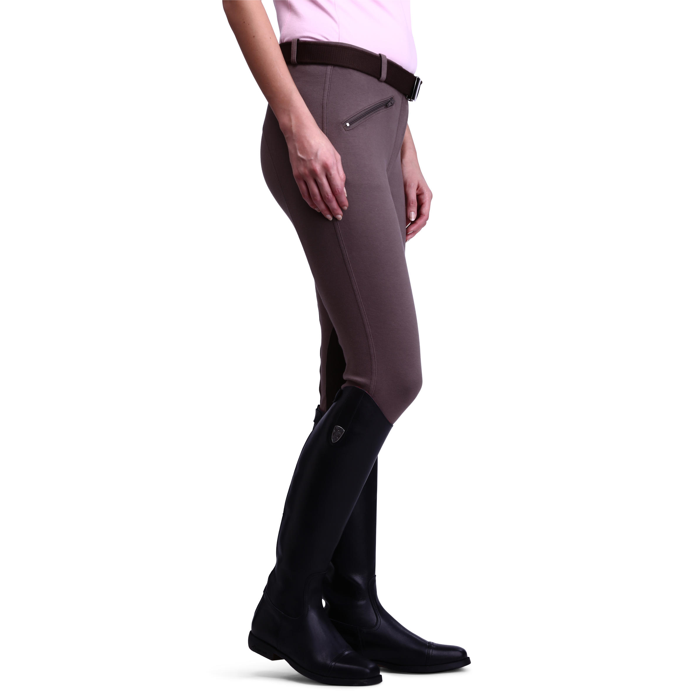 Victoria Women's Horse Riding Jodhpurs - Light Brown 3/15