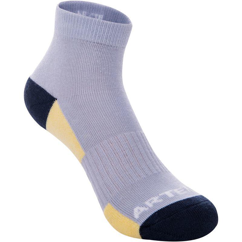 CHAUSSETTES DE SPORT MID JUNIOR RS800 GRIS LOT DE 3