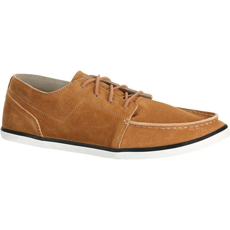 Segelschuhe Kostalde Leder Herren dunkelbeige