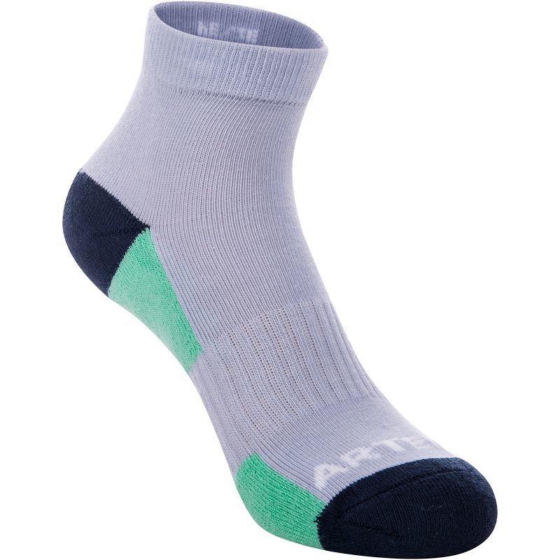 CHAUSSETTES DE SPORT MID JUNIOR RS800 GRIS LOT DE 3