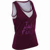 Top Yoga Pilates Damen bordeaux