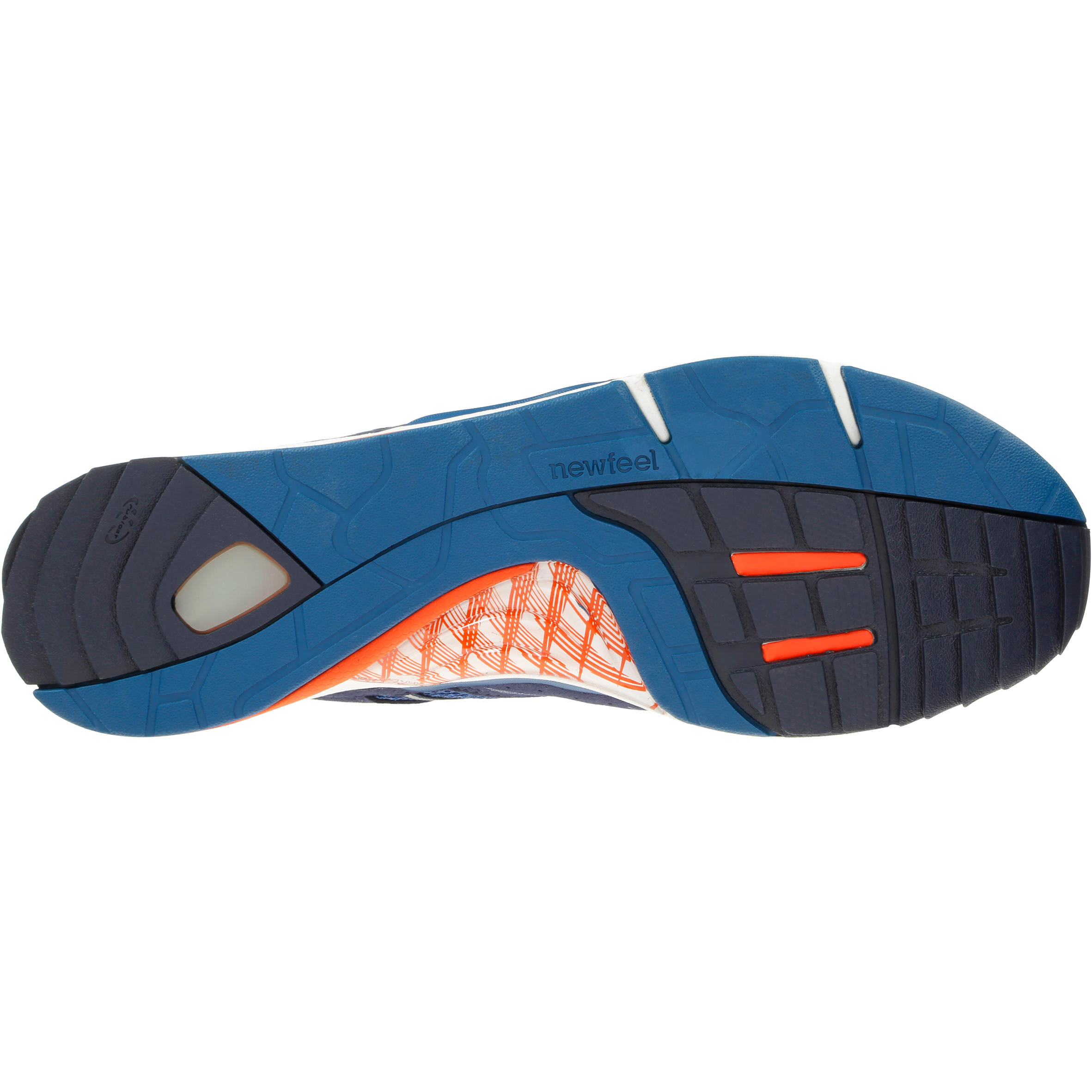 Propulse Walk 400 Men's Fitness Walking Shoes - Blue / Orange 4/5