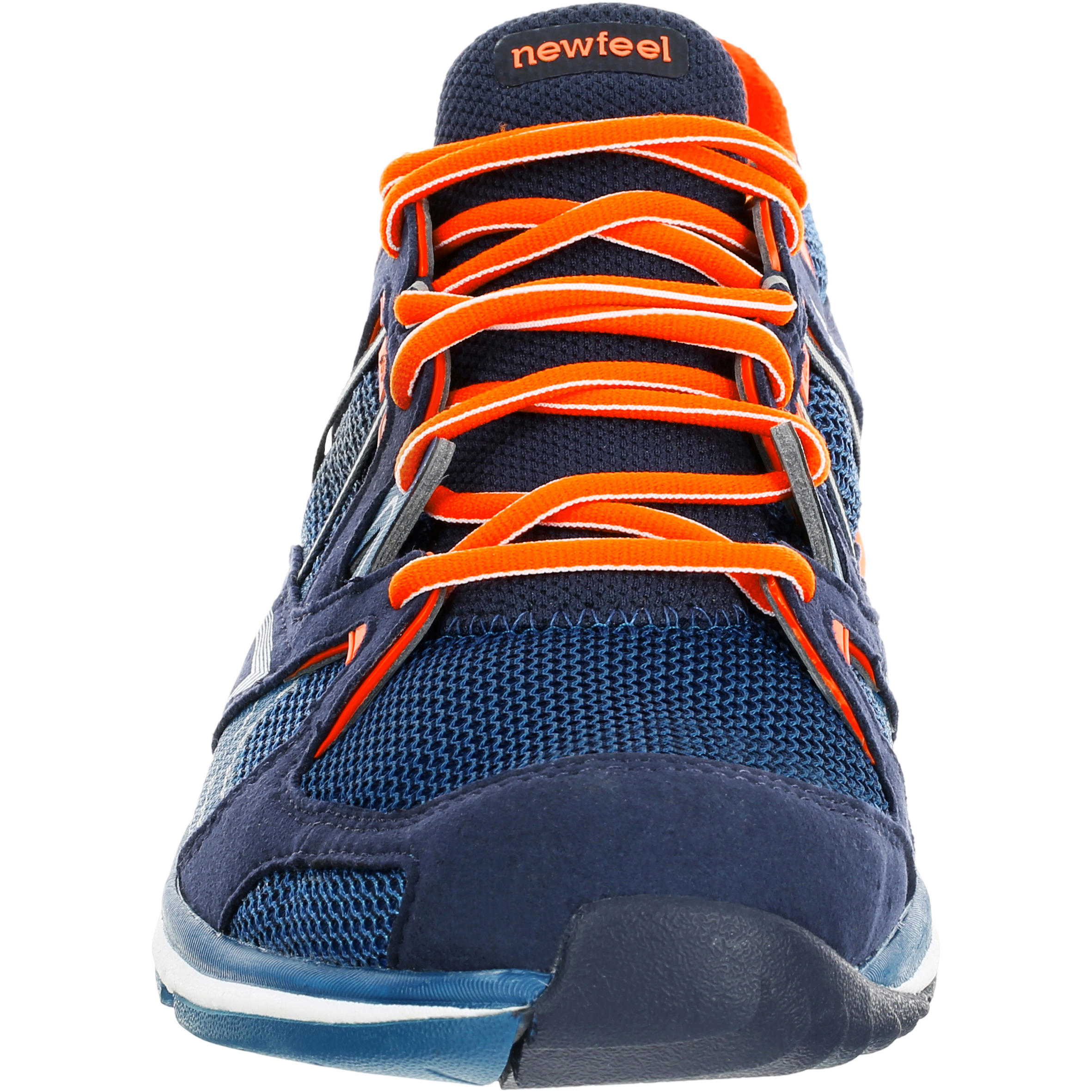 Propulse Walk 400 Men's Fitness Walking Shoes - Blue / Orange 3/5