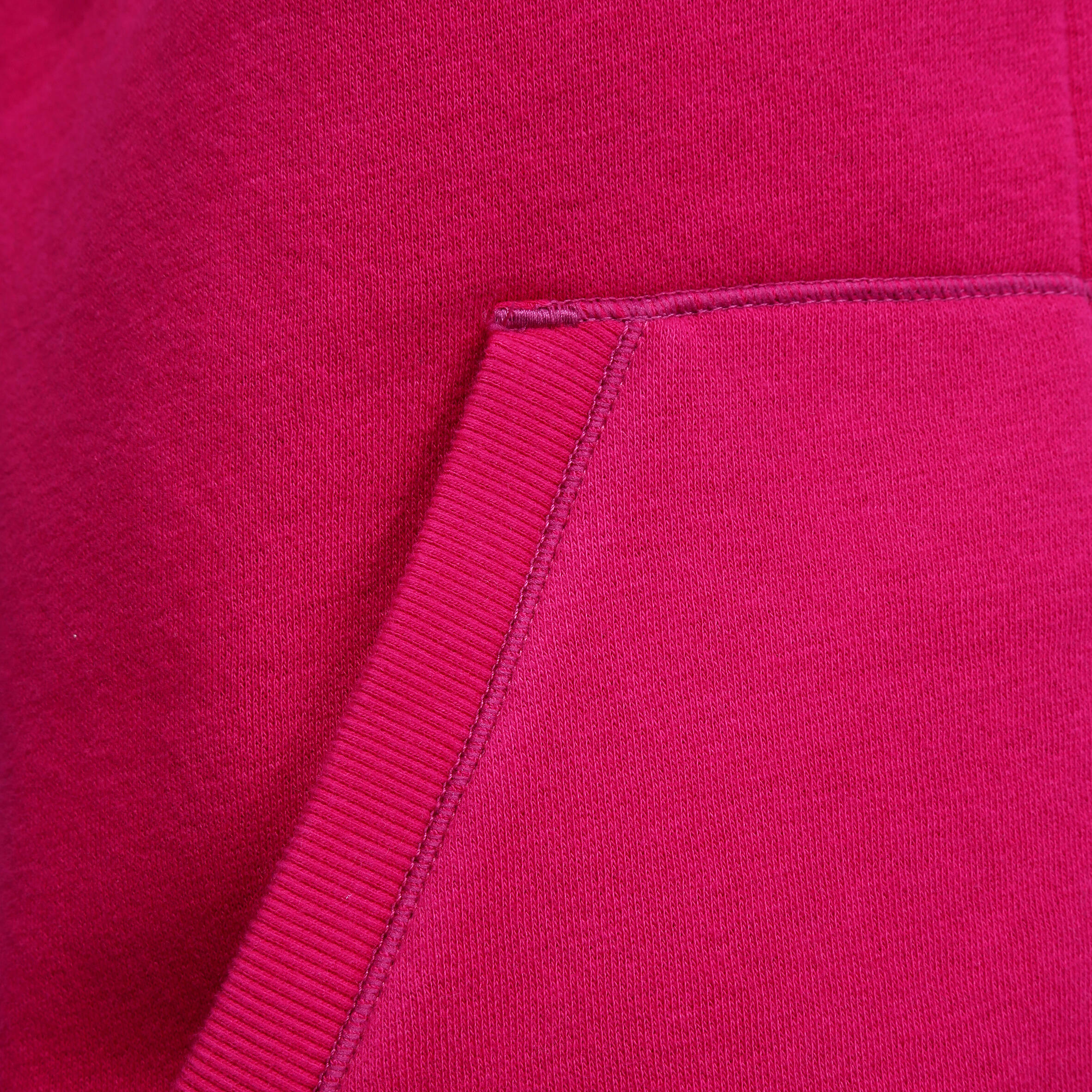 Women's Fitness Hooded Zip-up Jacket - Dark Pink 11/16