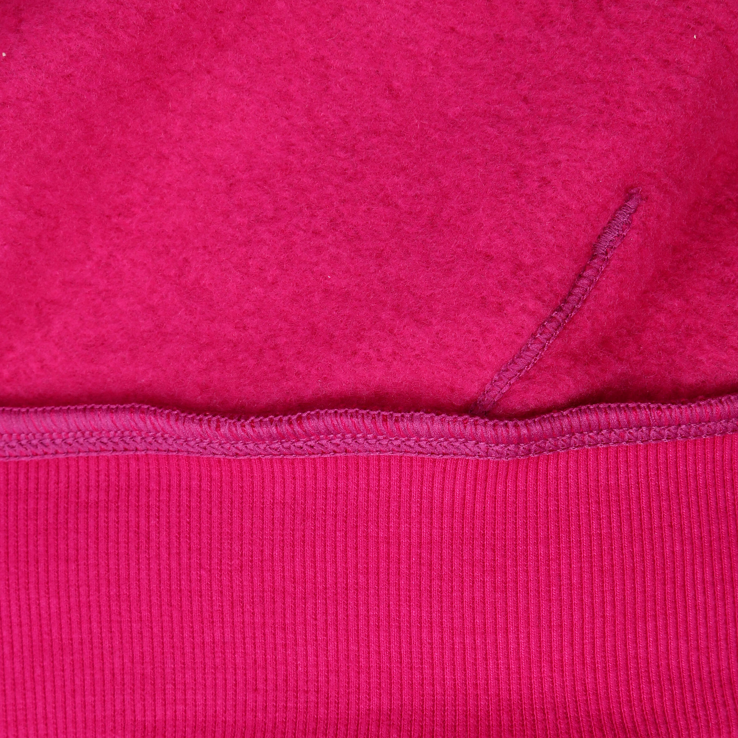Women's Fitness Hooded Zip-up Jacket - Dark Pink 15/16