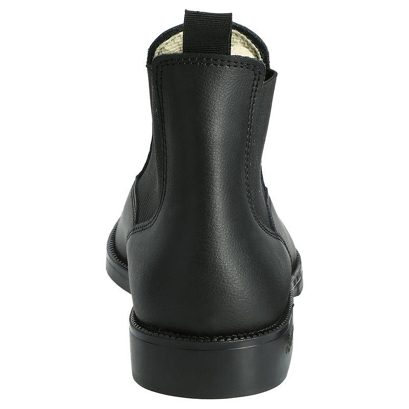 Adult Horse Riding Classic Leather Jodhpur Boots Black Decathlon