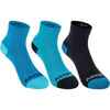 RS750 Junior Mid Sports Socks 3-Pack - Blue Mix