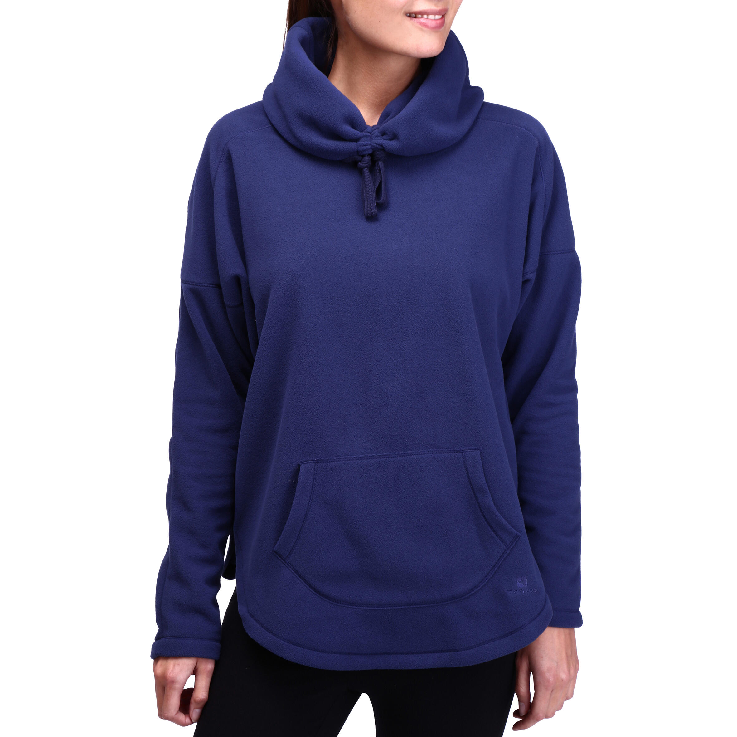 Women's Gentle Gymnastics, Yoga and Pilates, Microfleece Sweatshirt - Blue 2/16