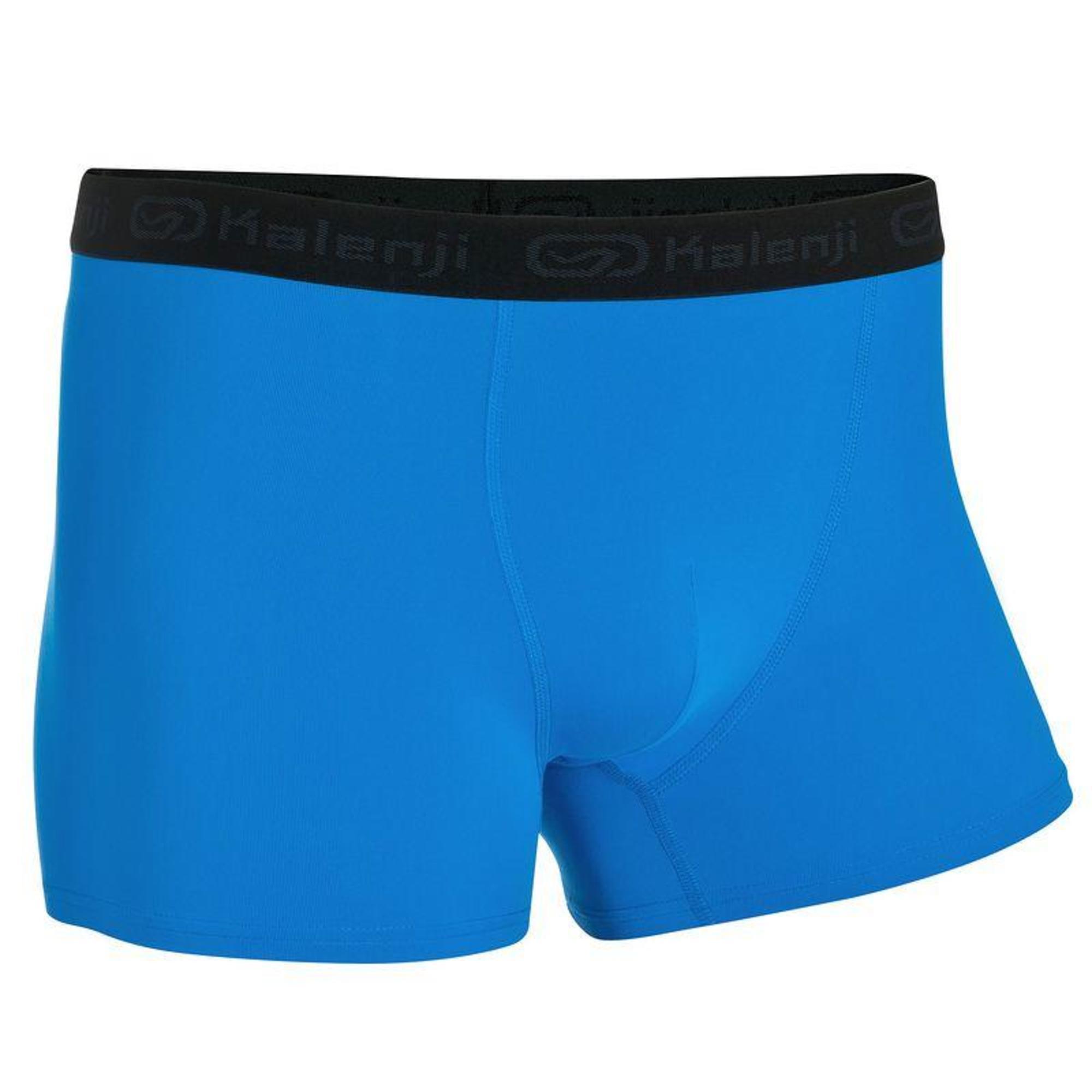 Men's Breathable Running Boxers - blue | Kalenji