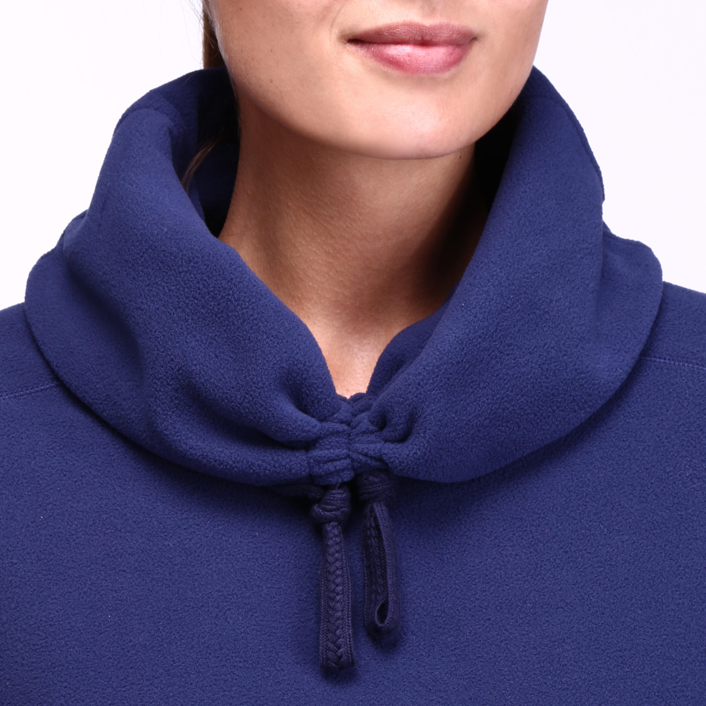 Women's Gentle Gymnastics, Yoga and Pilates, Microfleece Sweatshirt - Blue 6/16