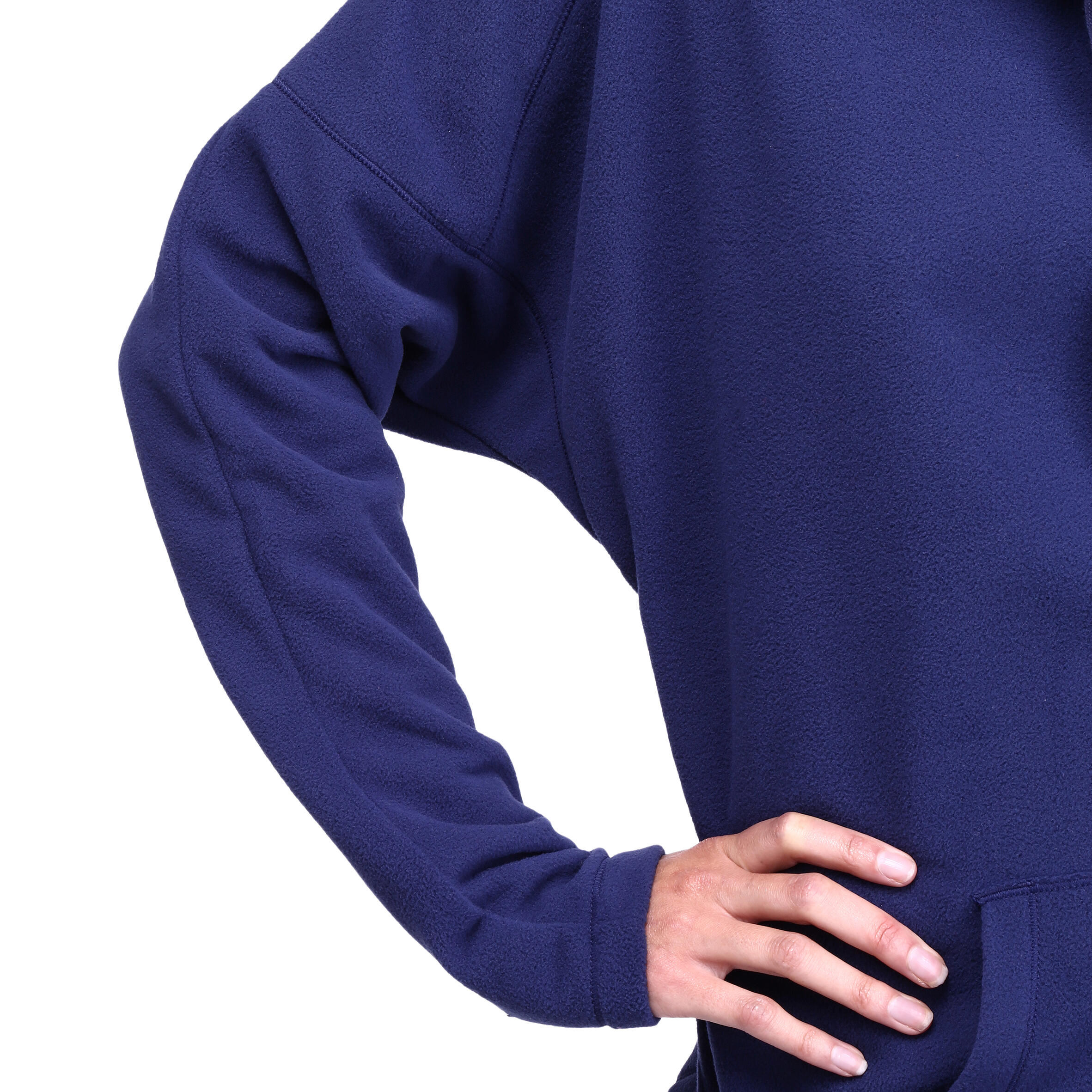 Women's Gentle Gymnastics, Yoga and Pilates, Microfleece Sweatshirt - Blue 8/16