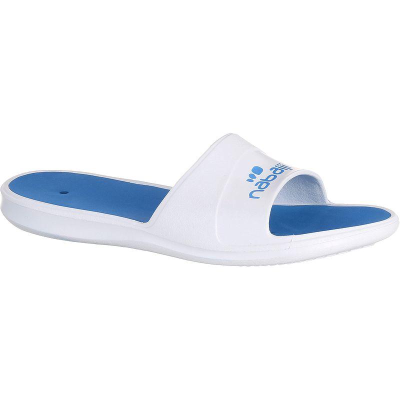 MEN'S POOL SANDALS - WHITE BLUE