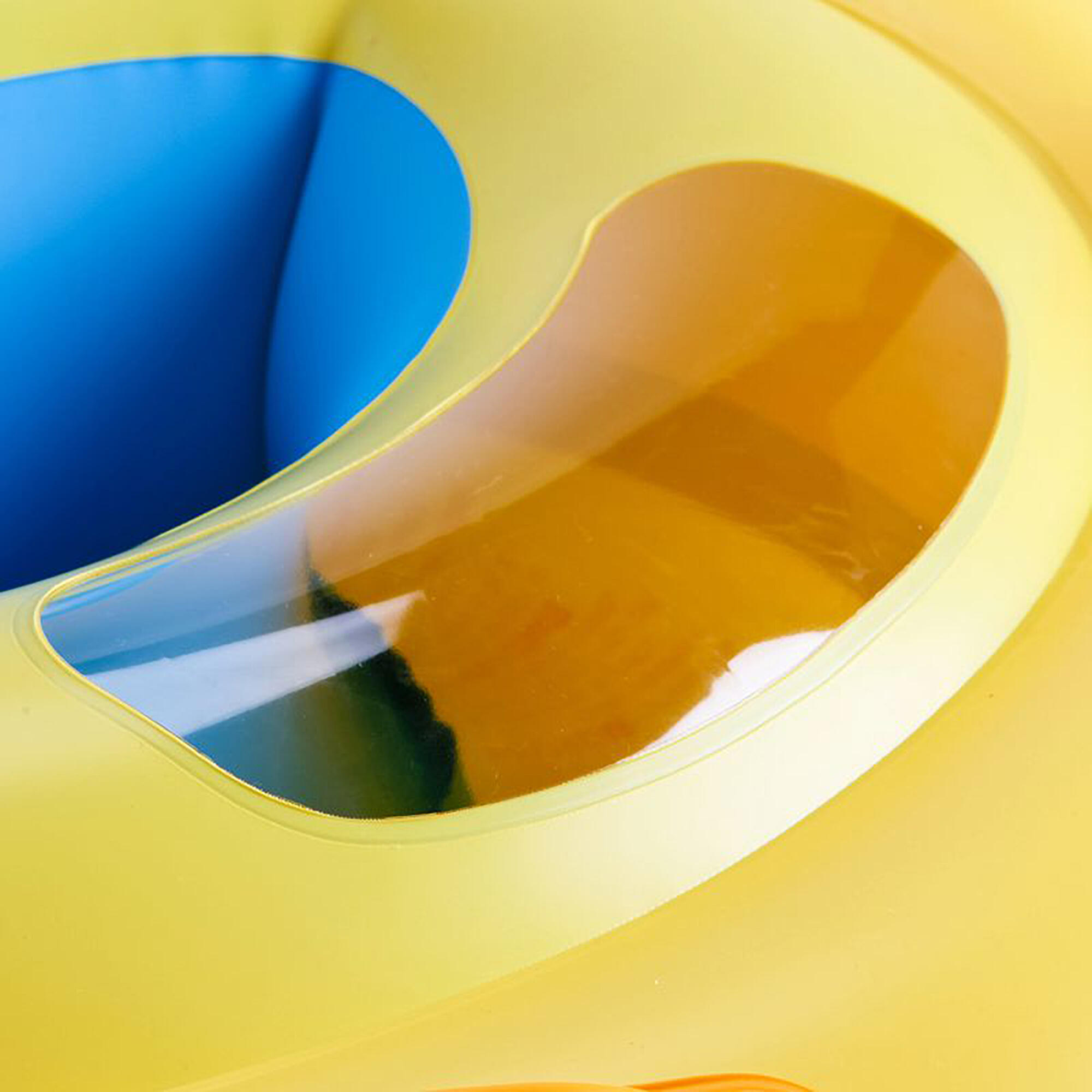 Bouée siège de piscine avec poignées bébé 7-11kg - jaune - NABAIJI