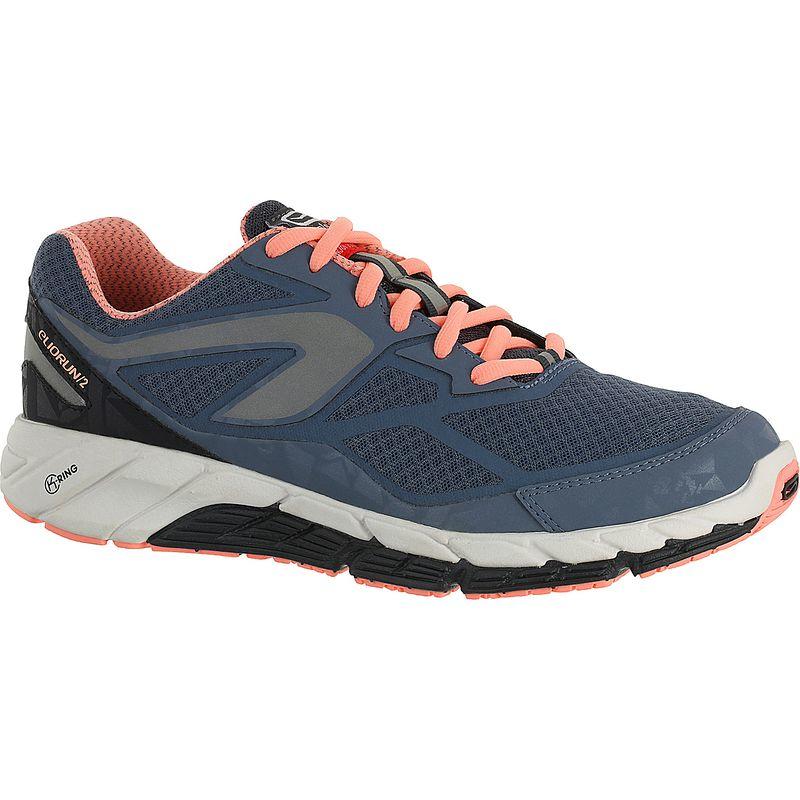 Eliorun women's wellness running shoes - grey pink