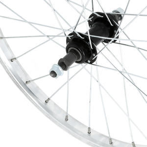 Rueda Bicicleta Niño 20" Trasera V-Brake Piñón Libre Pared Simple Plateada