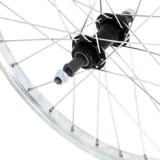 
      RUEDA DE BICICLETA ARO 20" TRASERA PLATEADO
  