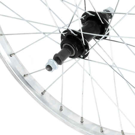 Stražnji kotač za dječji bicikl 20" srebrni