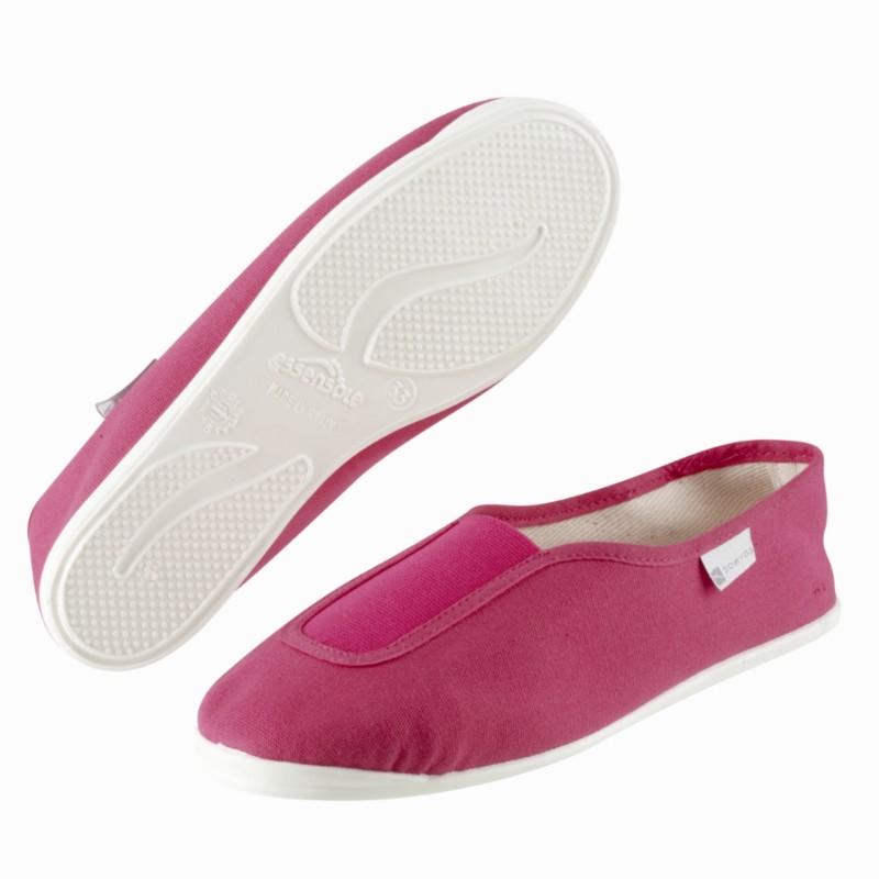 Chaussons gym fille et gar on en tissu