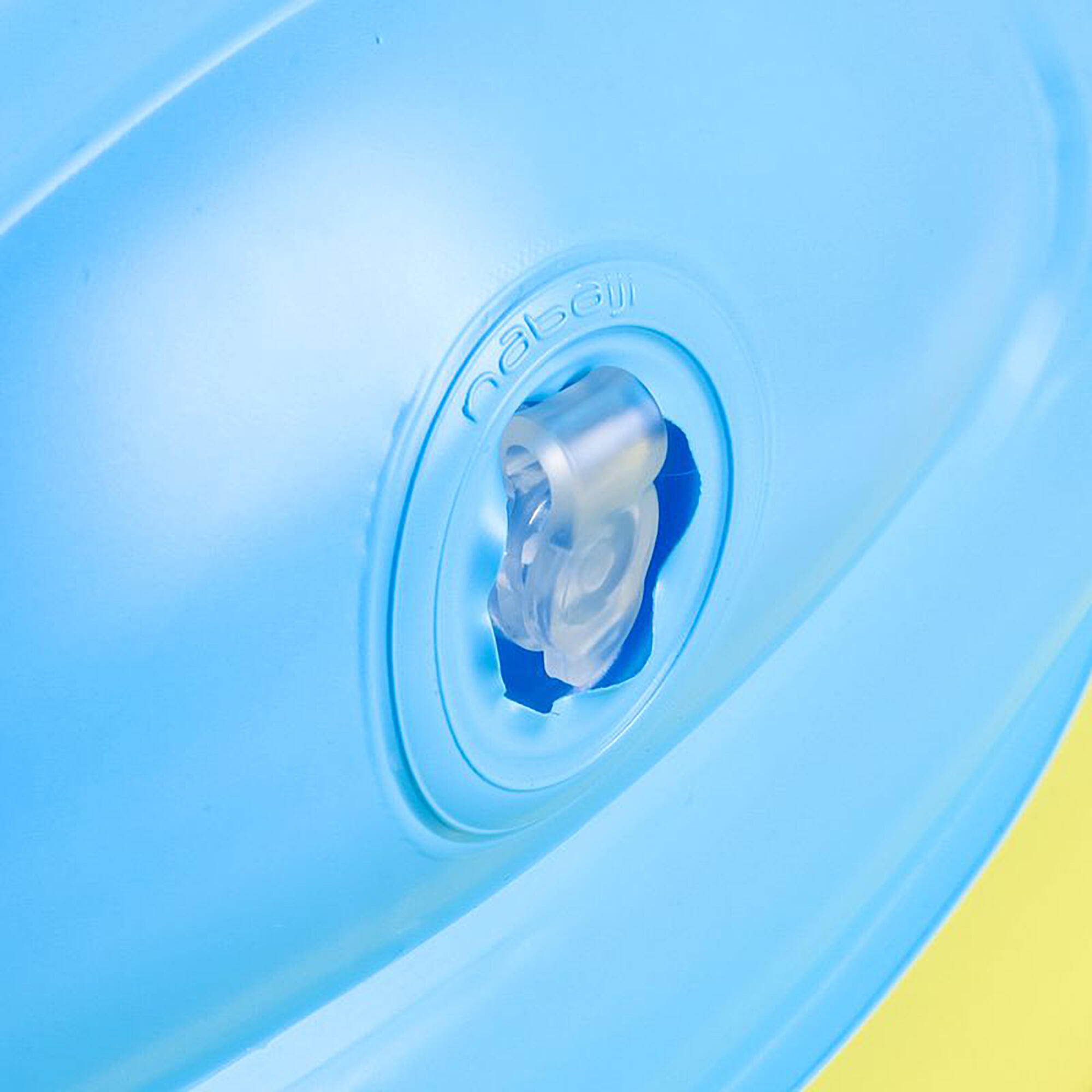 Bouée siège de piscine avec poignées bébé 7-11kg - jaune - NABAIJI