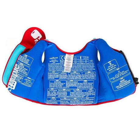 Gilet de natation bleu-rouge | Nabaiji