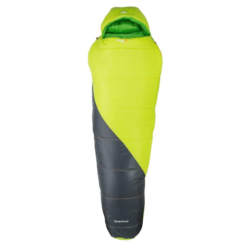 FORCLAZ 5° LIGHT Hiking Sleeping Bag Green Left Zip 1/1