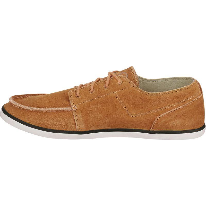 Segelschuhe Kostalde Leder Herren dunkelbeige
