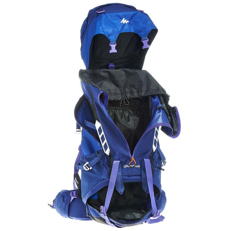 Trekkingrucksack Symbium 50+10 Liter Damen dunkelblau