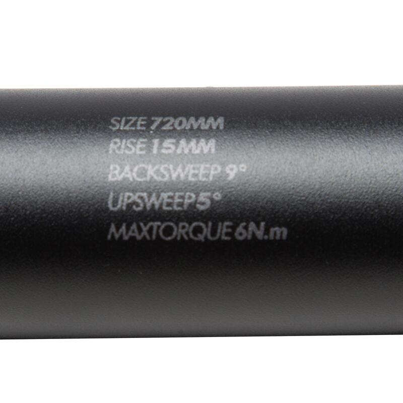 Manubrio mtb rialzato 31,8mm oversize 720 mm