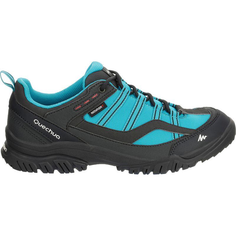 Wanderschuhe Arpenaz 100 Novadry wasserdicht Damen blau