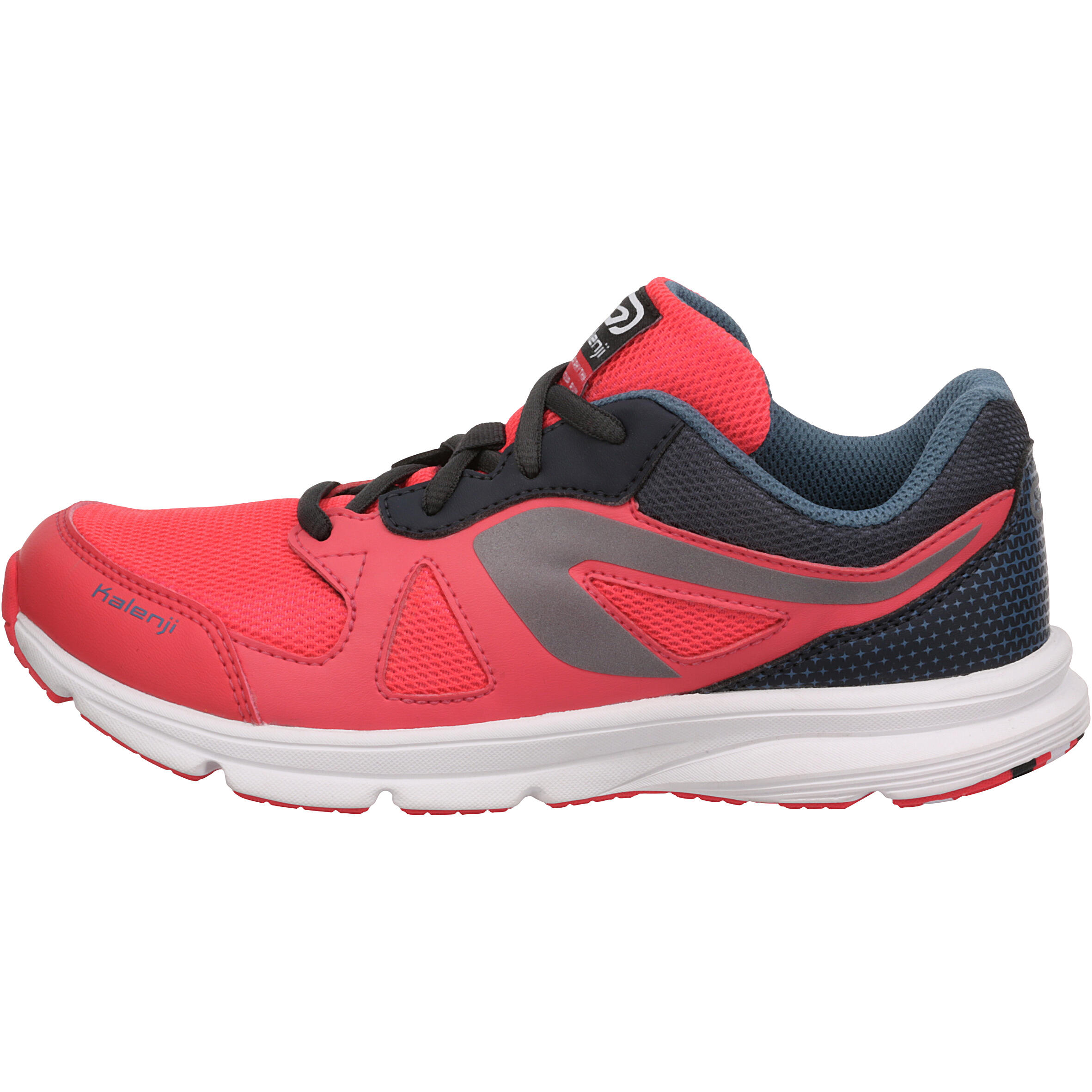 EKIDEN ACTIVE KIDS LACE-UP RUNNING SHOE - PINK GREY 3/13