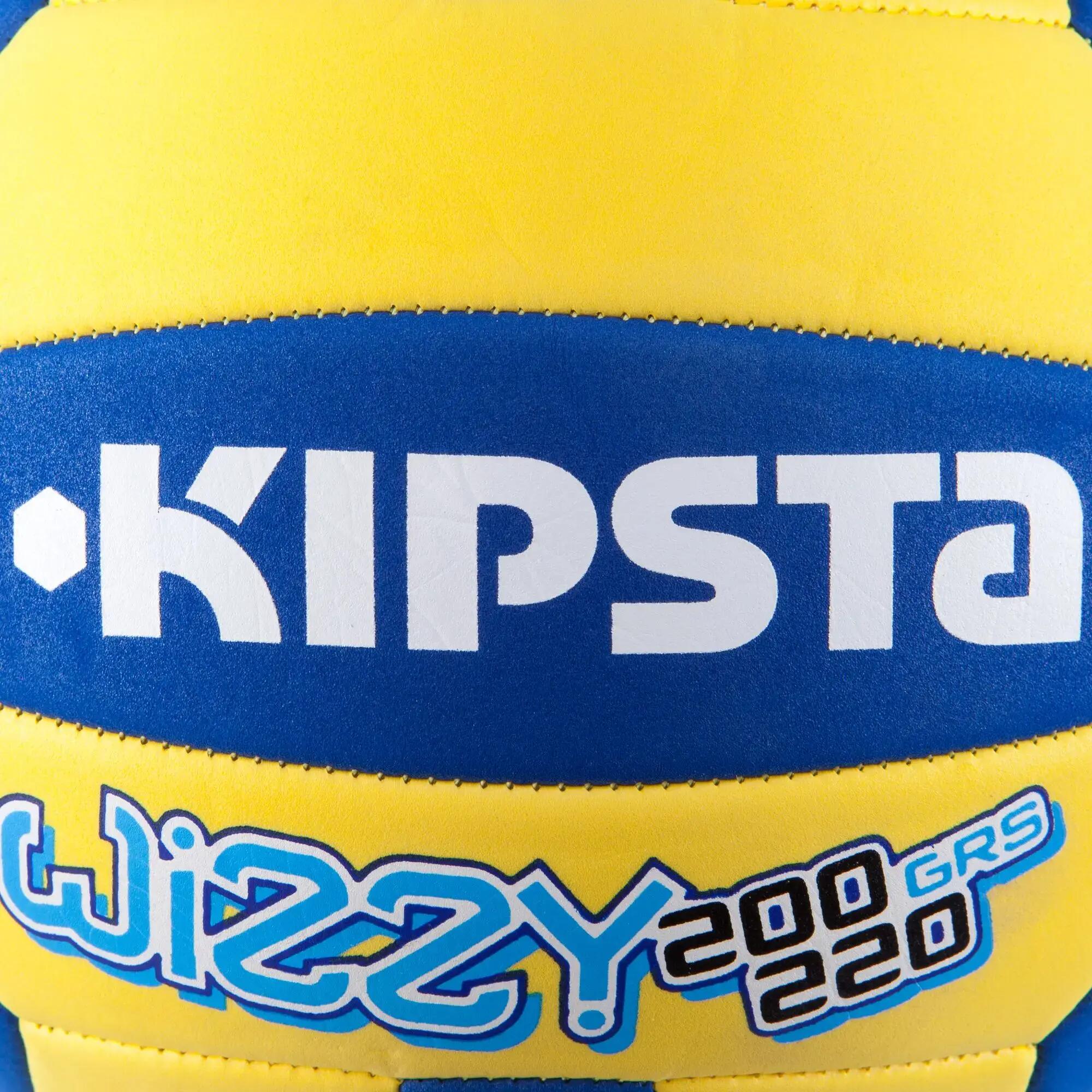 Wizzy Volleyball for 6-9 Year Olds 200-220g - Yellow/Blue 3/8