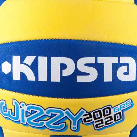 Wizzy Volleyball for 6-9 Year Olds 200-220g - Yellow/Blue