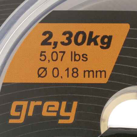 SEDAL DE PESCA LINE ABRASION GREY 250 m