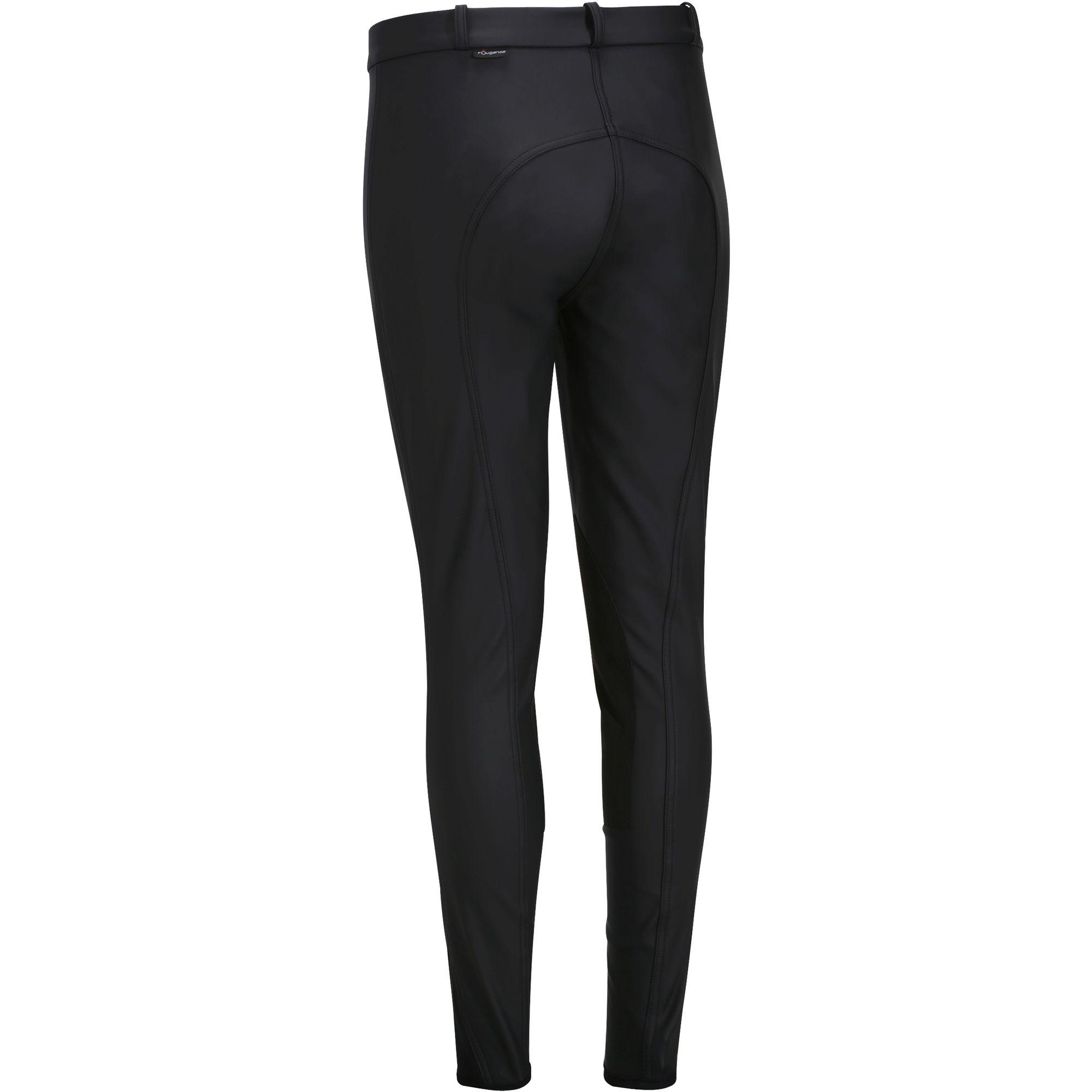 Kipwarm Women's Waterproof Warm and Breathable Horse Riding Jodhpurs - Black 2/19