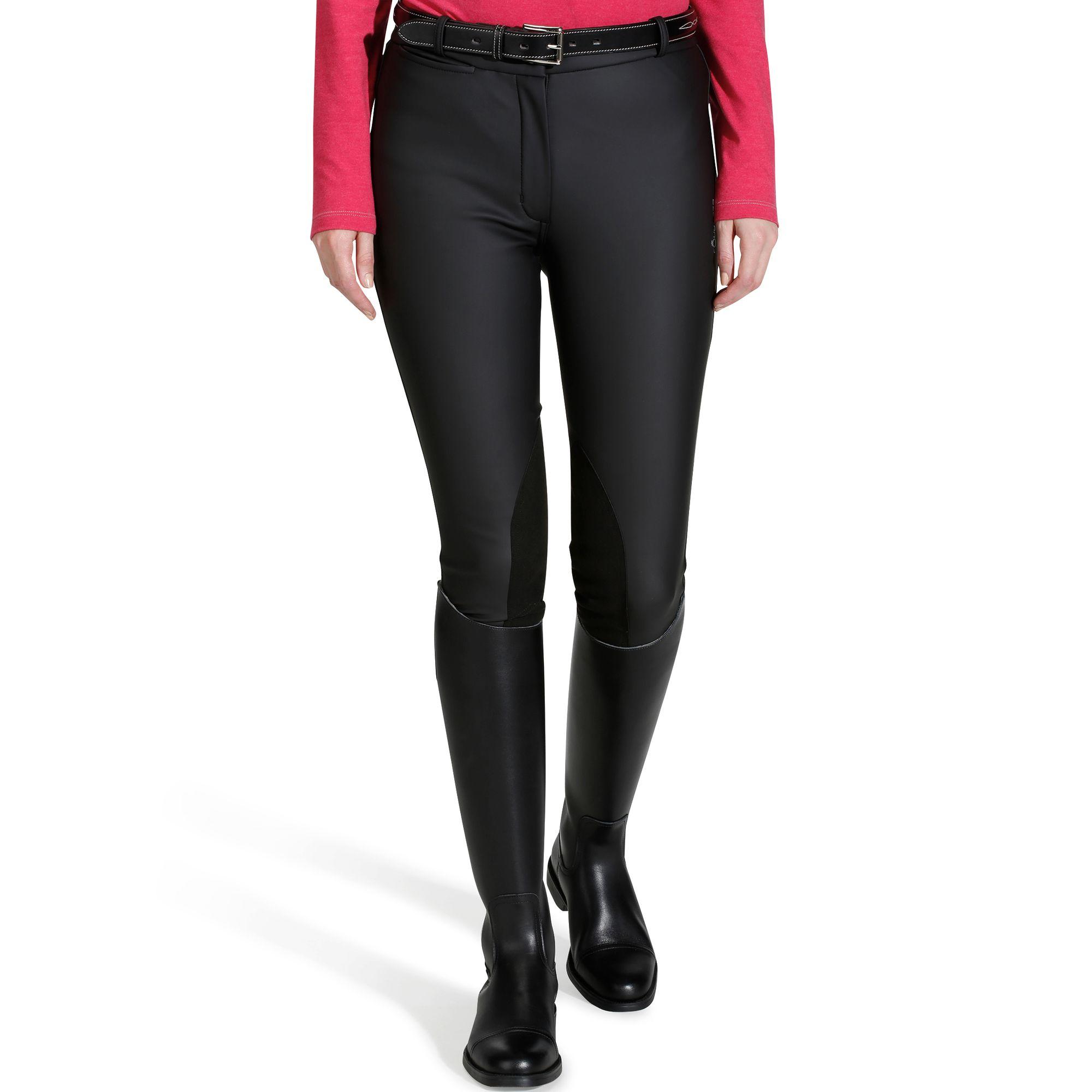 Kipwarm Women's Waterproof Warm and Breathable Horse Riding Jodhpurs - Black 3/19