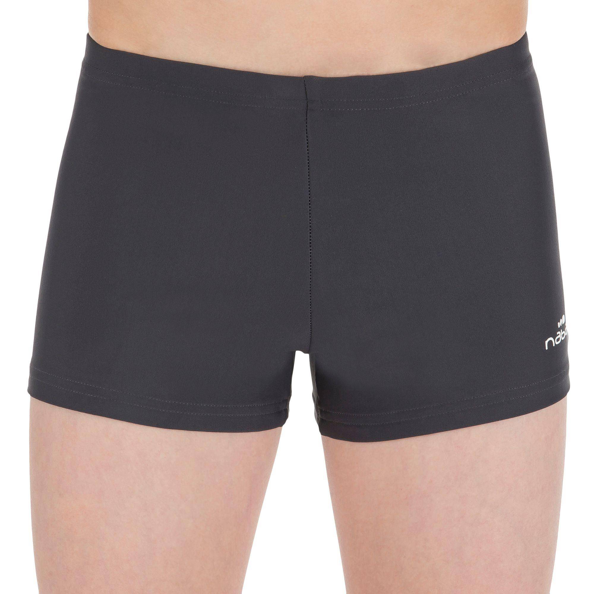 100 BOY'S SWIMMING BOXERS - BASIC GREY -  3