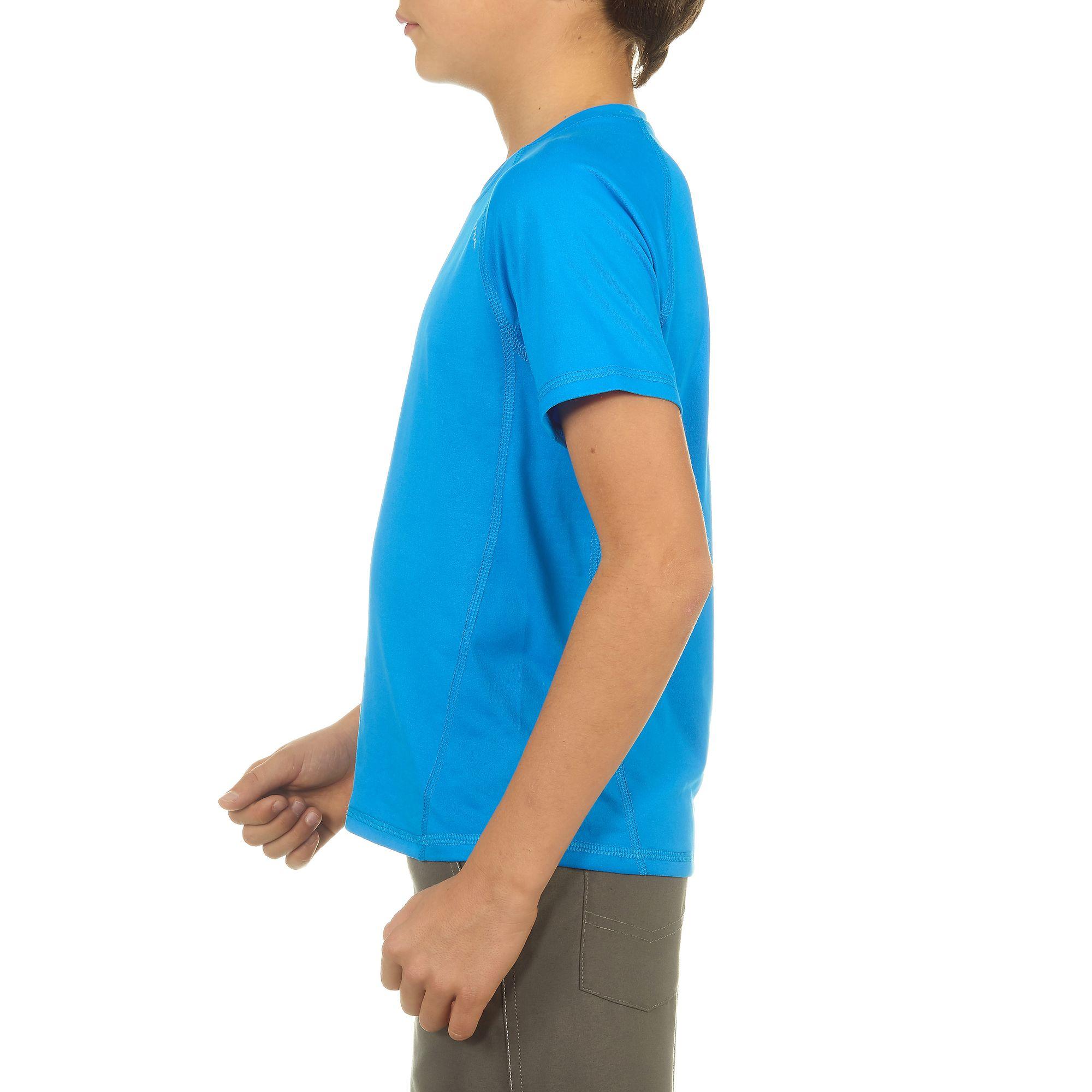 Boys' Hike 100 hiking T-shirt blue 5/11