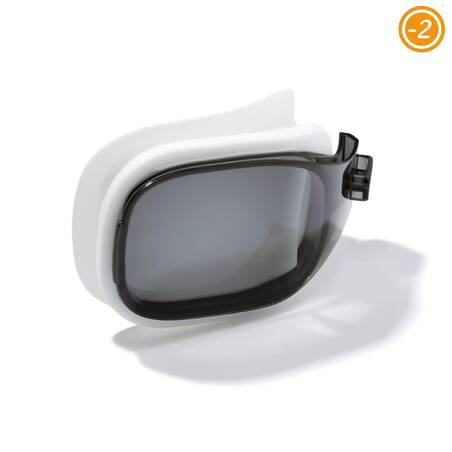 Swimming goggle corrective lens shortsightedness -2.00 SELFIT SIZE L Smoked