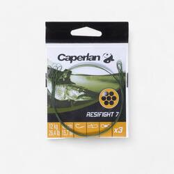 RESIFIGHT 7, 2 LOOPS 12 kg x3 Predator Fishing Leader