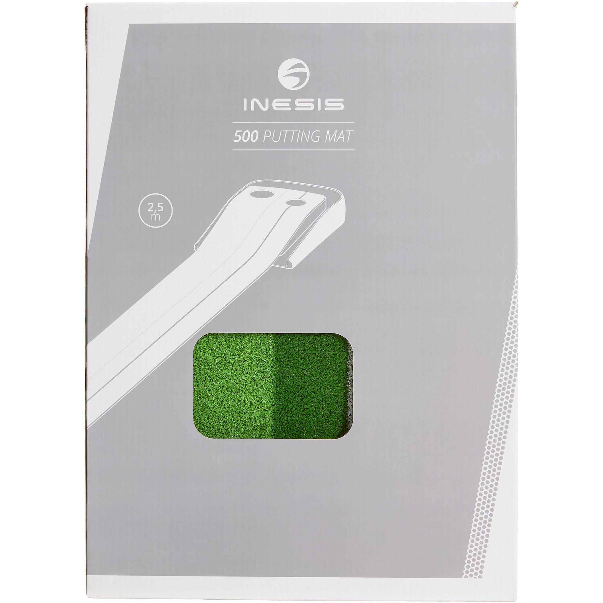 ALFOMBRA DE GOLF PARA PUTTING CON RETORNO DE BOLA - INESIS 8/10