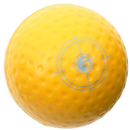 Kids' golf foam ball x1 - INESIS yellow