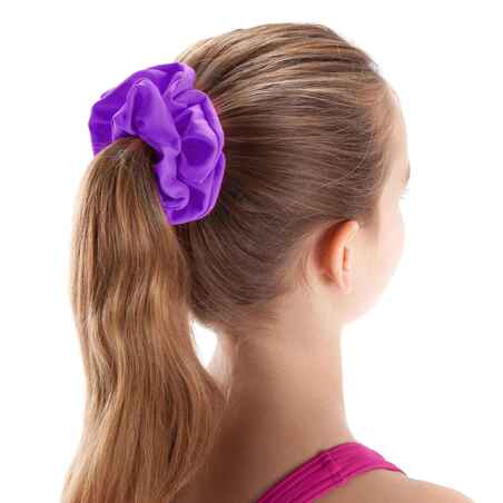 Girls' Swimming Hair Scrunchie - Purple