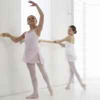 Girls' Ballet Leotard - White.