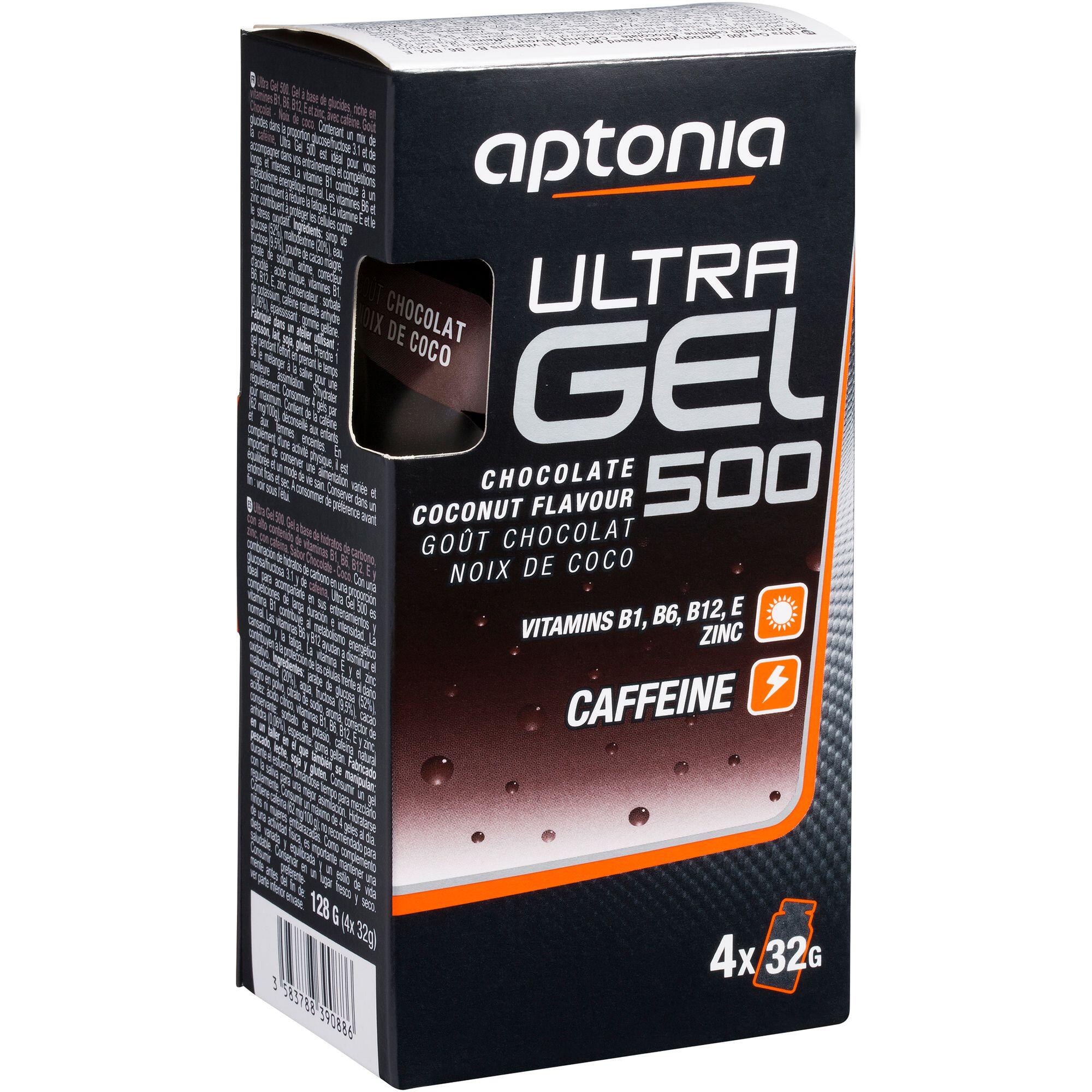 Ultra Gel 500 Energy Gel 4x32g - Chocolate/Coconut APTONIA | Decathlon