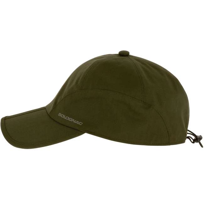 SOLOGNAC Foldable Waterproof cap - Green | Decathlon