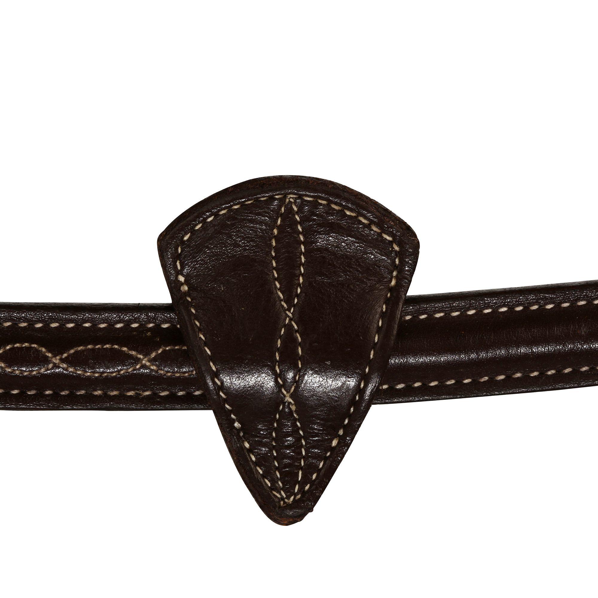 Recall Horse Riding Bridle + Reins For Horse/Pony - Brown 16/19